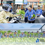 Wujud Nyata ketahanan pangan Dinas PKP Prov Kalsel Panen Sayur Hidroponik dan Bagikan langsung kepada Masyarakat